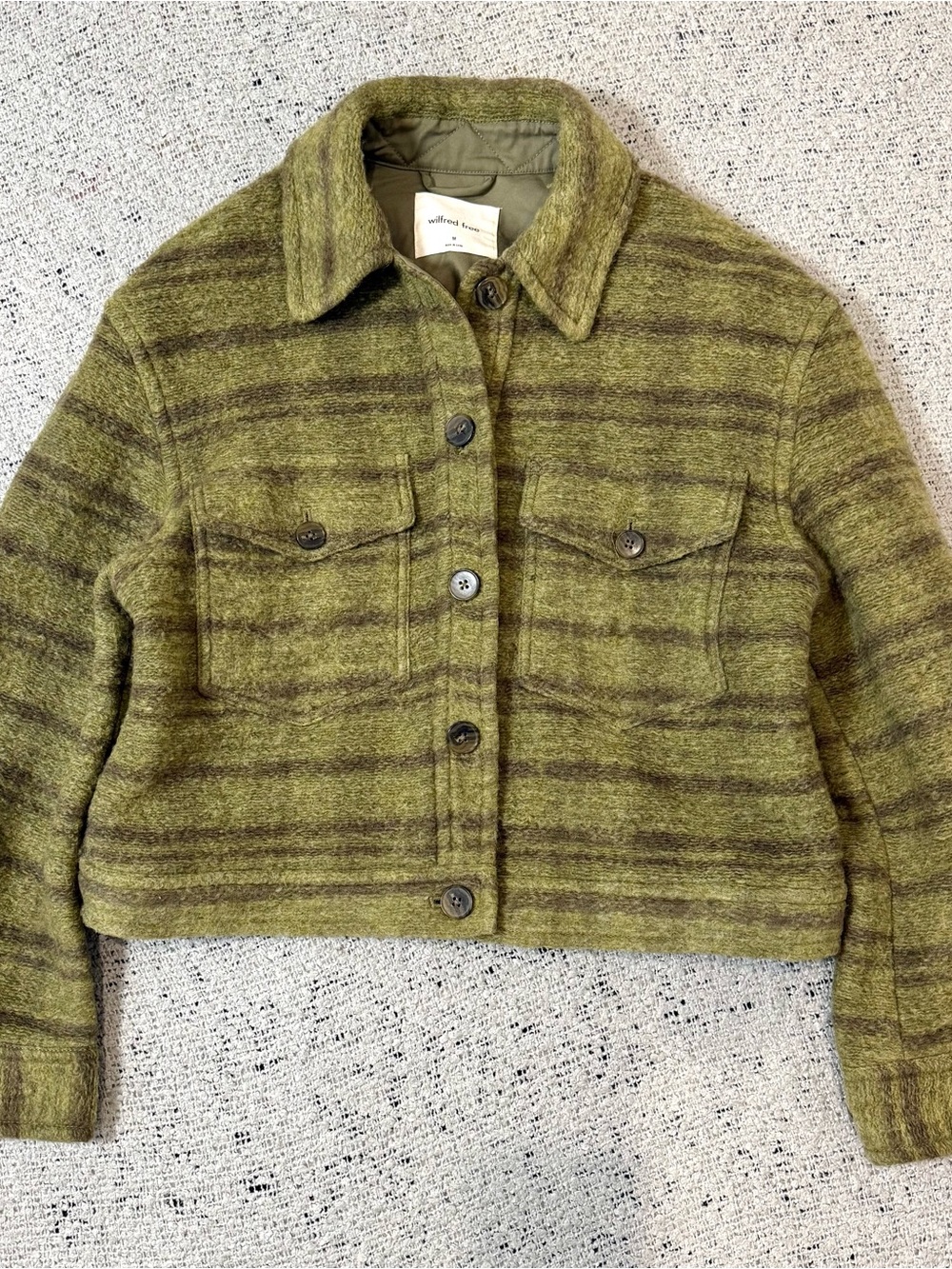 Wilfred Aritzia Wool Blend Jacket Size M runs Large